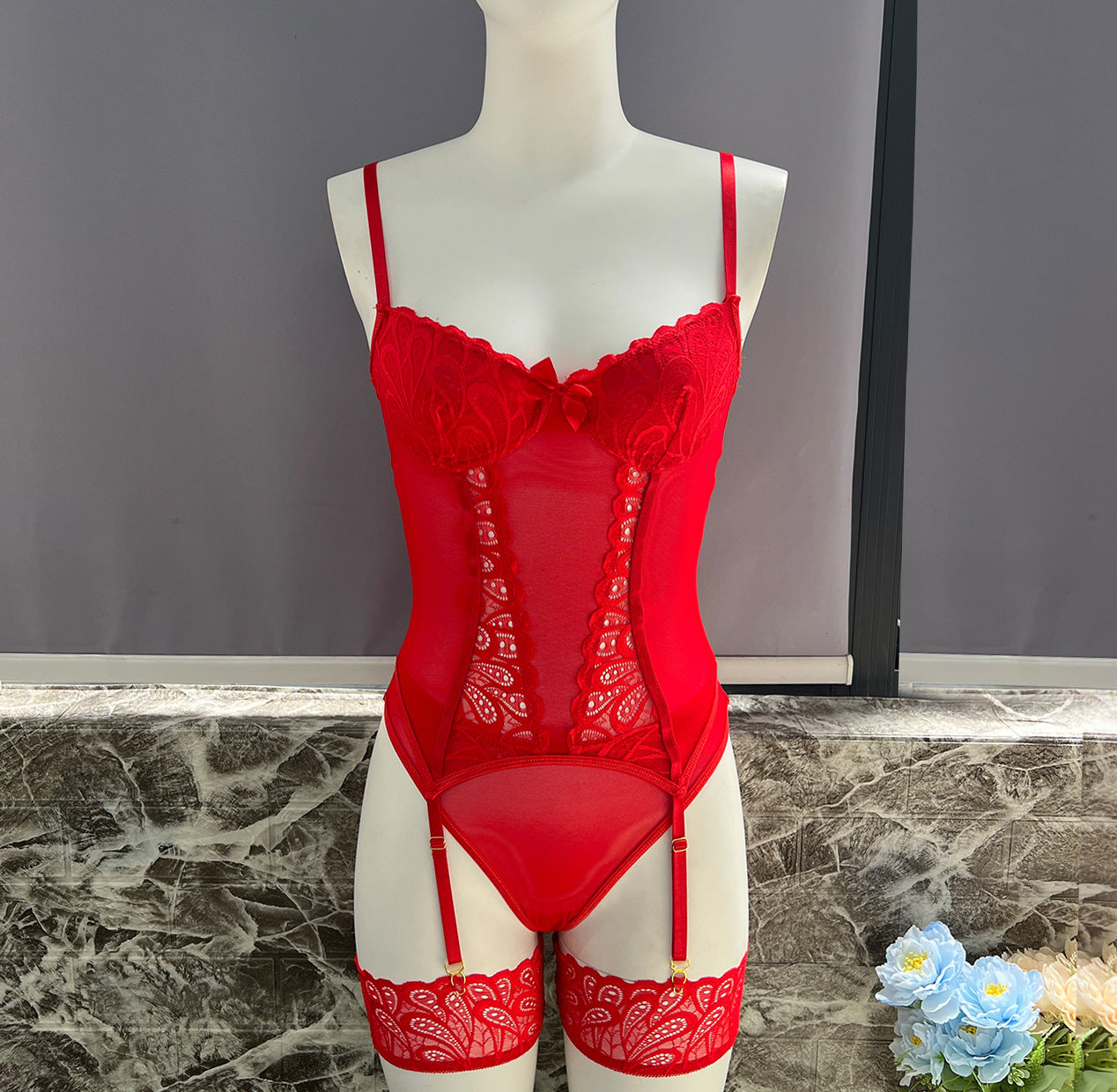 freedombeauty|Sex underwear onesie lace sexy suit underwear