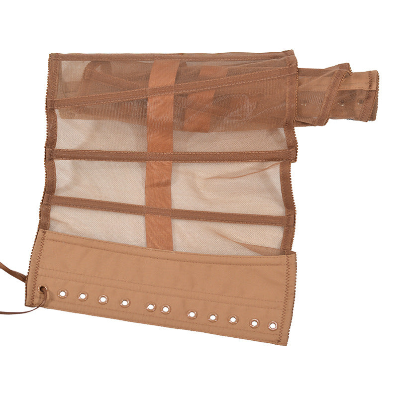 Freedombeauty | 2401 Steel Bone Medium and Long 25cm Summer Cool and Breathable Mesh Thin Fish Bone Girdle Breathable Waist Seal