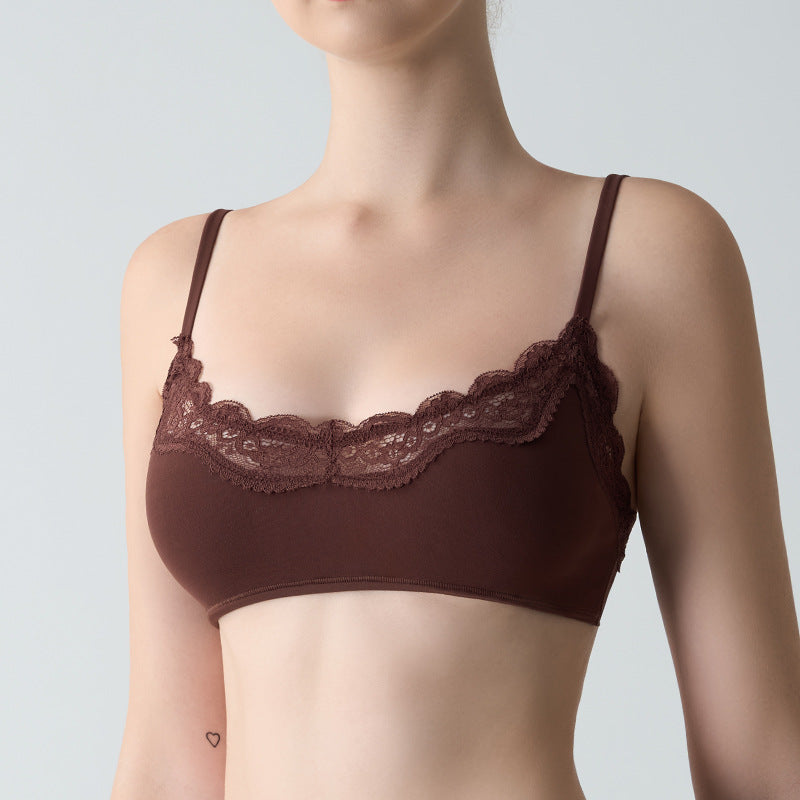 Freedombeauty | Summer thin lace panties, pure desire small and big without steel ring bra sexy suit