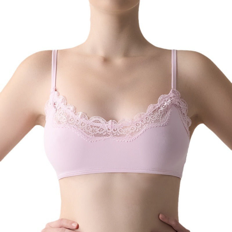 Freedombeauty | Summer thin lace panties, pure desire small and big without steel ring bra sexy suit