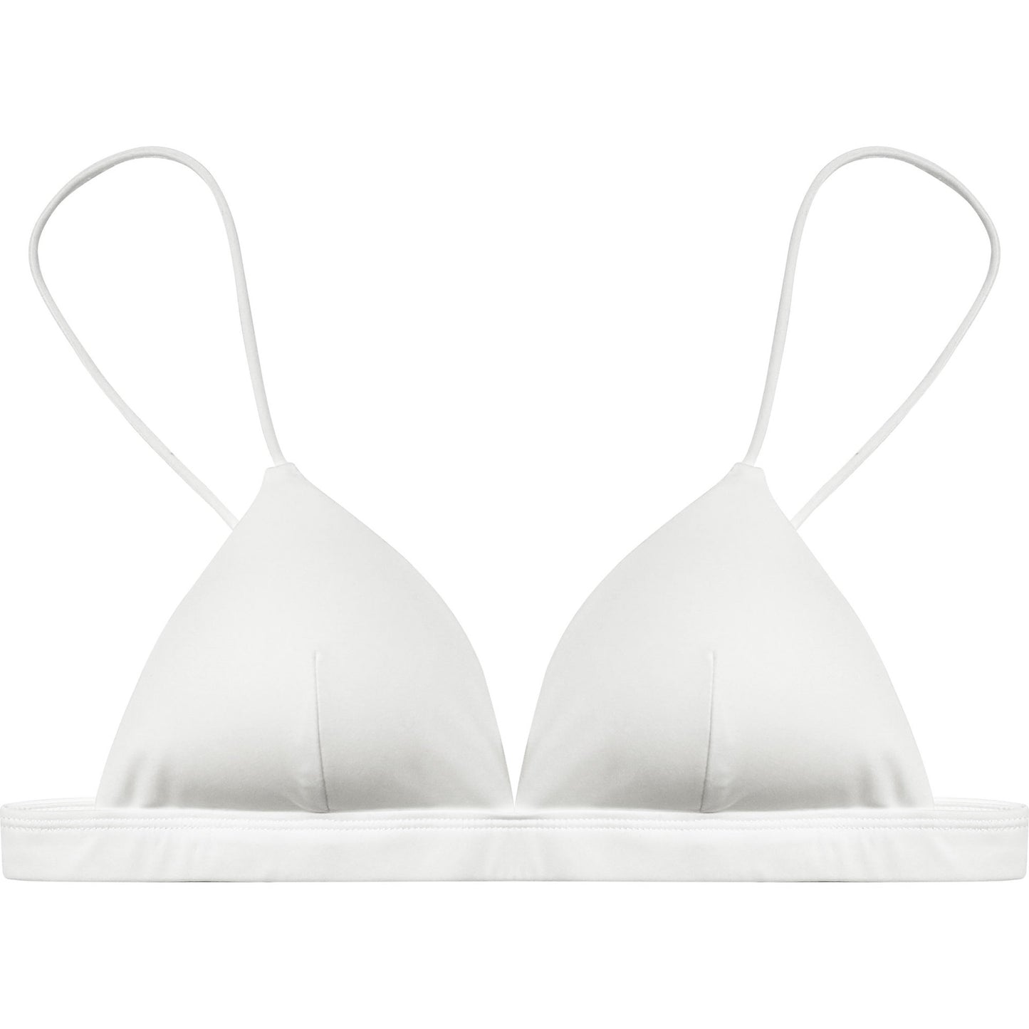 FREEDOMBEAUTY | 810 European and American sexy triangle cup summer doba saddle quick-drying swimsuit bikini small chest French back bra