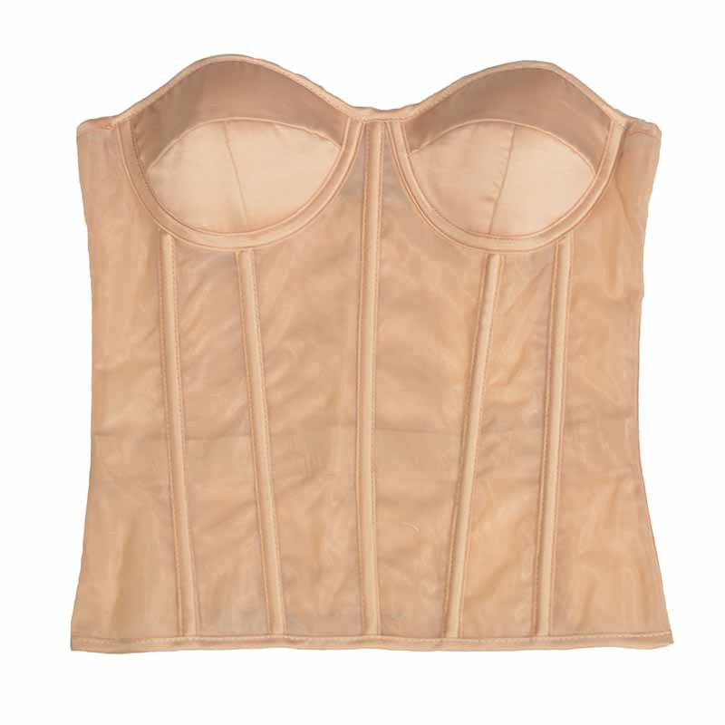 Freedombeauty | 707 breast cup mesh bra wedding dress base perspective cool