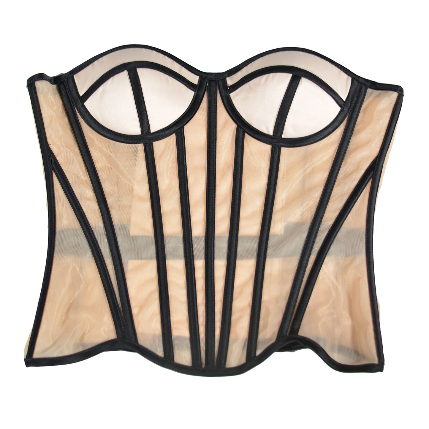 Freedombeauty | 758 breast cup mesh bra wedding dress primer perspective cool fish bone steel bone