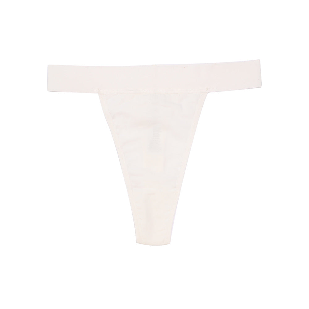 Freedombeauty | Underwear Pure Cotton Women's High Waist Non-Side Seam Women's Pure Cotton European and American Invisible G-string Sexy
