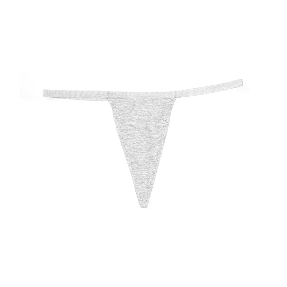 Freedombeauty | Pure Cotton T-Back Temptation Invisible Underpants Girls Mini Thin Strap T-Shaped Briefs in Stock