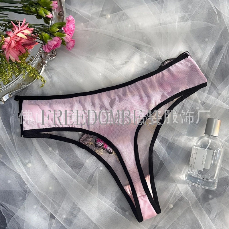 Freedombeauty | Popular Sexy Fashion Pure Desire Wind Charm Temptation Transparent T-Back Women's Sexy Underwear Low Waist Women's
