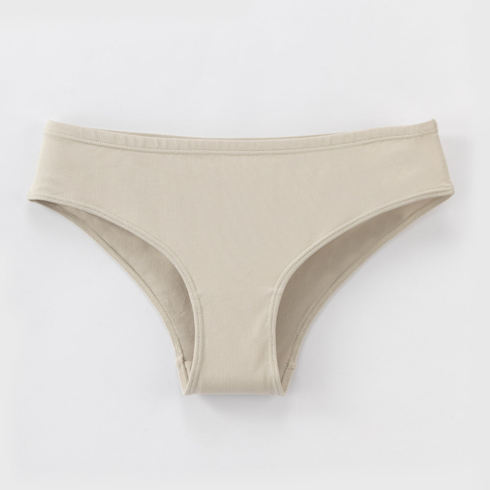 Freedombeauty | Women's plus Size Underwear Pure Cotton Low Waist European and American 40 Combed Cotton Comfortable Breathable Briefs Hot Sale Delivery