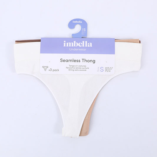 Freedombeauty | Seamless Jinammonia Women's T-Back Stretch Breathable Low Waist Sexy Comfortable Suit Multi-Color Optional Underwear Women