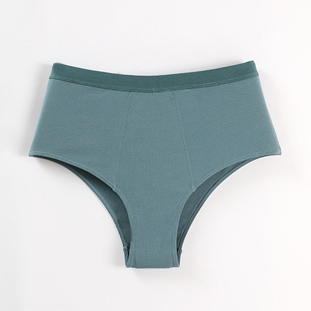 Freedombeauty | High Waist Large Size Ladies' Underwear Invisible and Breathable Combed Cotton Close-Fitting Briefs Popular Delivery Supported