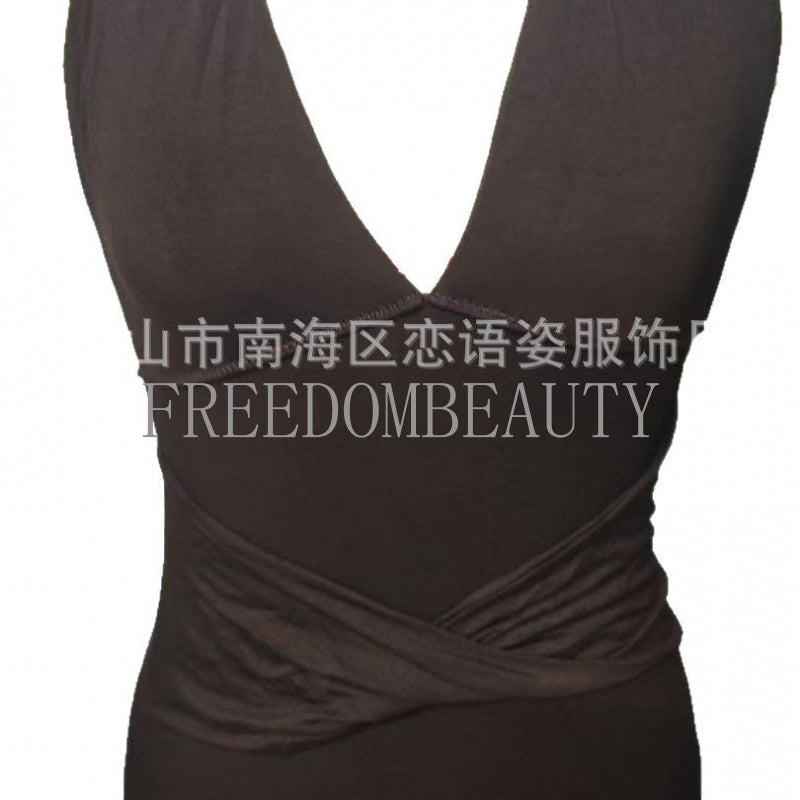 Freedombeauty | Hot Sale Sexy Lingerie Sexy Sweet Style Halter Spaghetti Straps Secretary Uniform Hip Skirt