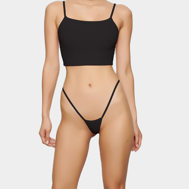 Freedombeauty | Pure Cotton T-Back Temptation Invisible Underpants Girls Mini Thin Strap T-Shaped Briefs in Stock
