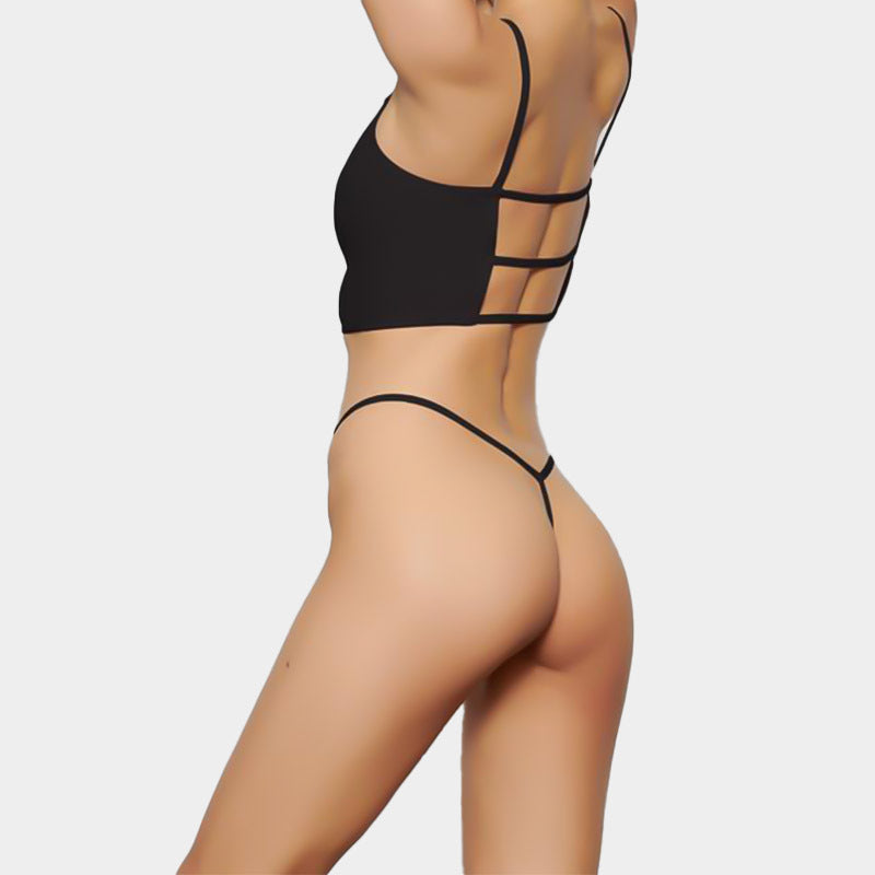 Freedombeauty | Pure Cotton T-Back Temptation Invisible Underpants Girls Mini Thin Strap T-Shaped Briefs in Stock