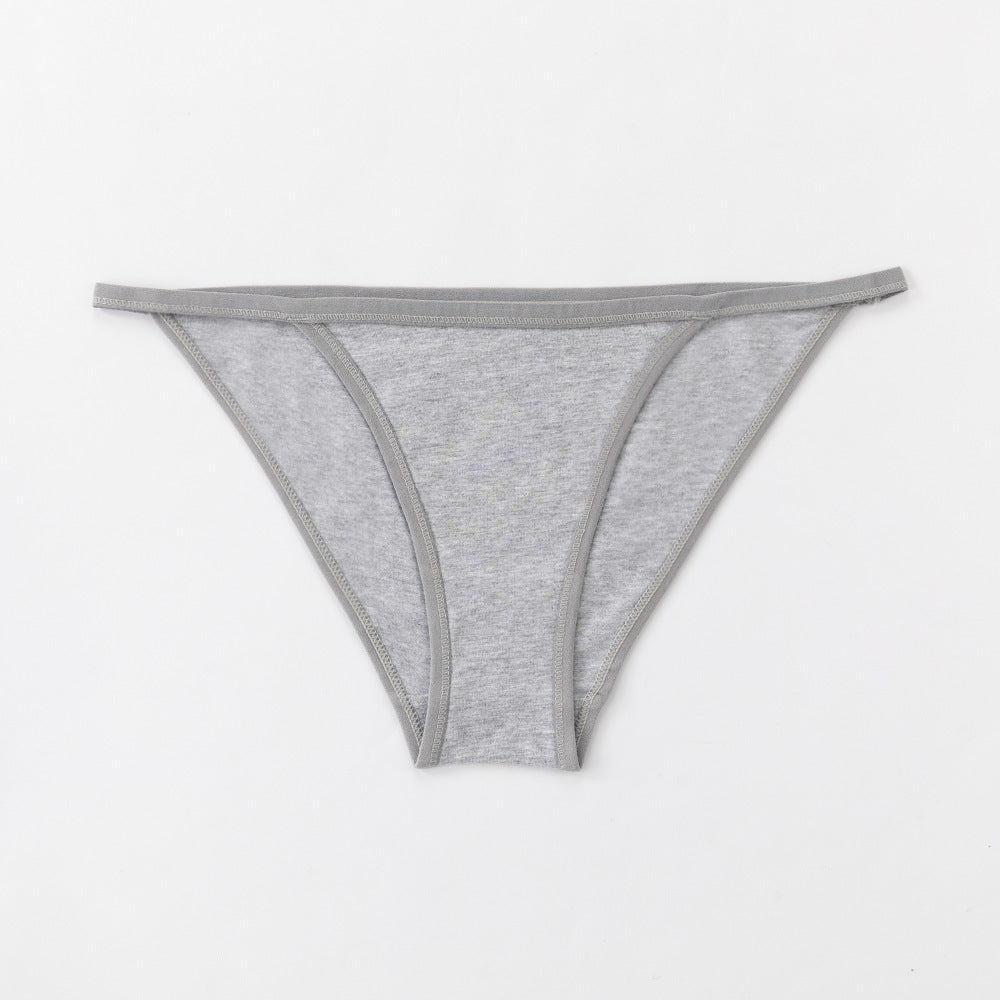 Freedombeauty | Customized Cotton Underwear Women's T-Back Bikini Combed Cotton Women's Bikini Source
