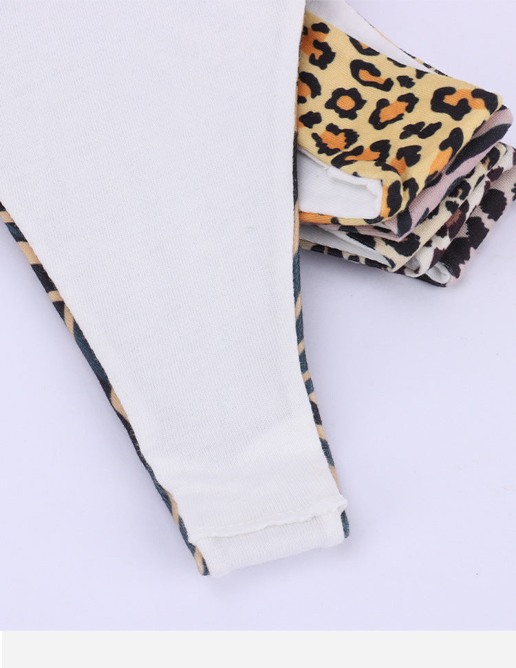 Freedombeauty | Leopard Print T-Back Women's Thin Belt Low Waist Sexy Briefs Breathable Invisible in Stock Support