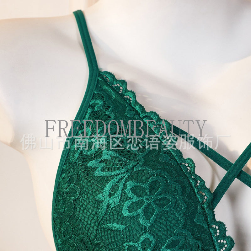 Freedombeauty | New Fashion Elastic Lace Sexy Sexy Jumpsuit Pure Desire Style Sexy Sleepwear