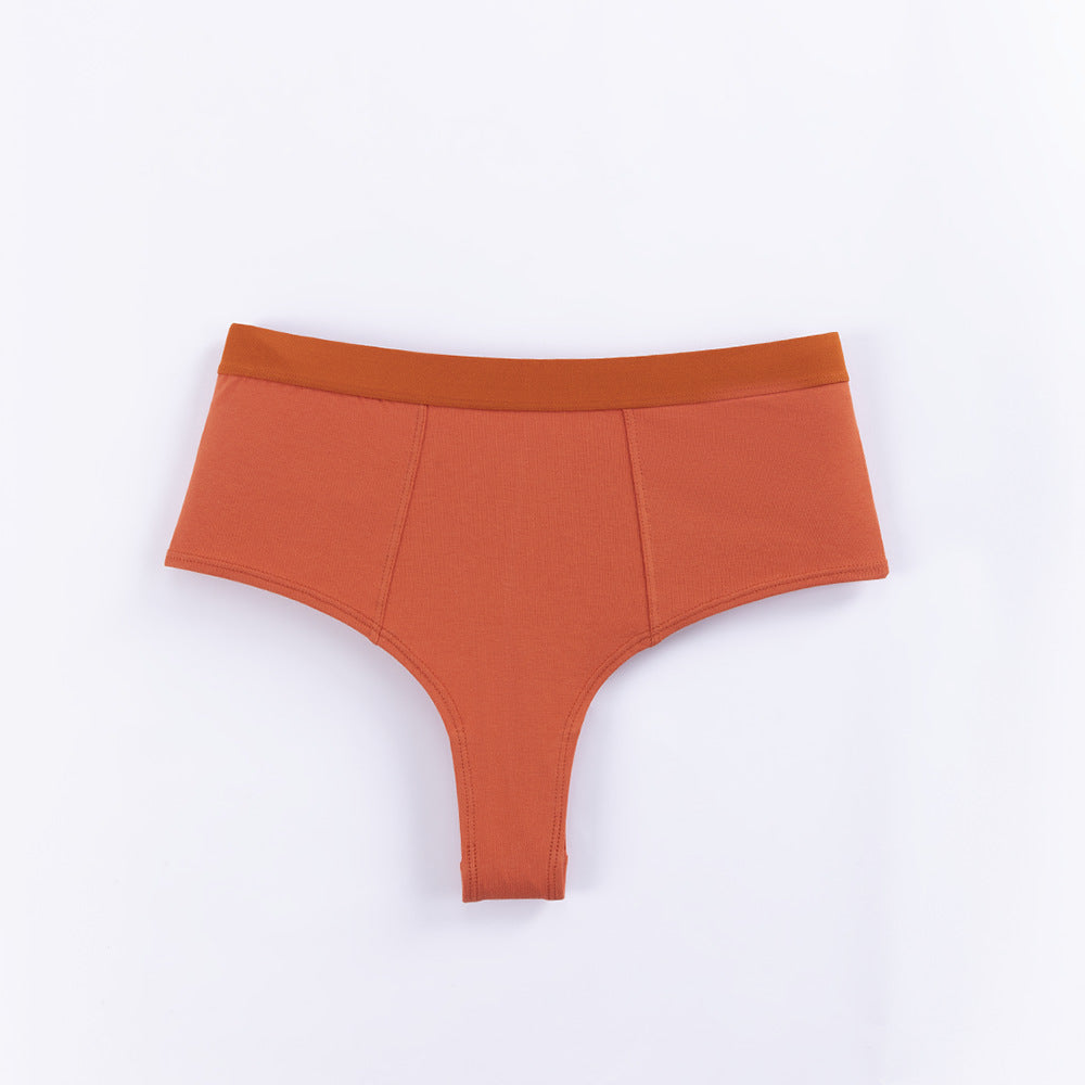 Freedombeauty | Sexy Panties Cotton Women's Briefs 40 Combed Cotton plus Size High Waist Girls' Shorts Comfortable