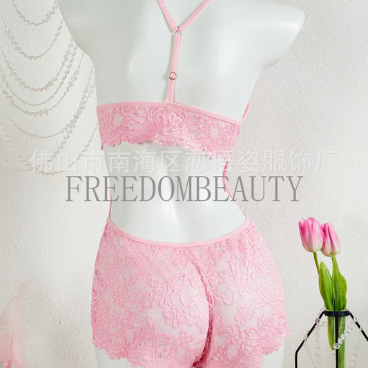 Freedombeauty | New Fashion Sweet Charm Seduction Sexy Lace Stretch Sexy Sleepwear Lace Skirt