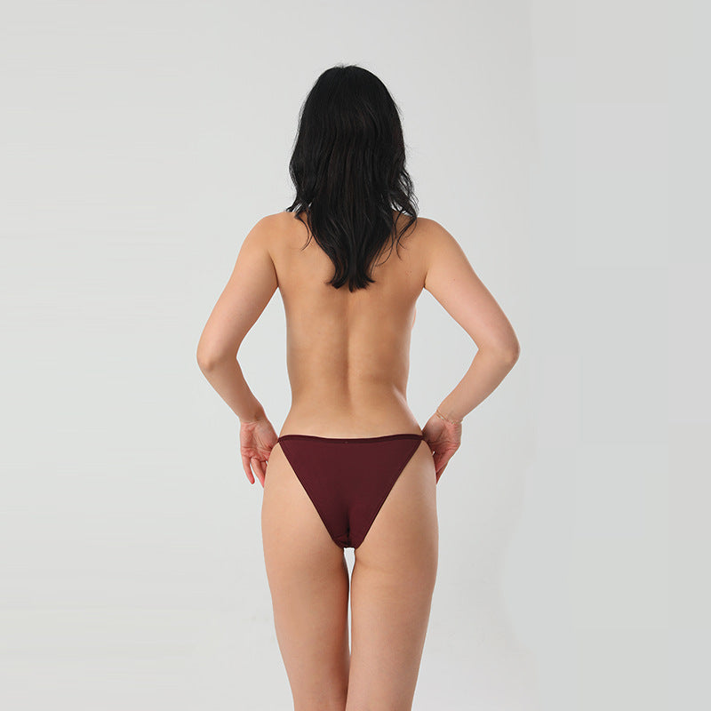 Freedombeauty | European and American Cotton Underwear Women's Bikini Women's Briefs Low Waist T-Back Support