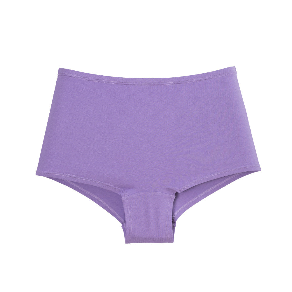 Freedombeauty | plus Size Underwear Women's Cotton High Waist Hip Lift Boxers Summer Safety Pants Belly Contracting Boxers Anti-Exposure