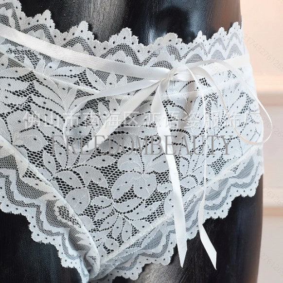 Freedombeauty | Popular Sexy Lingerie Sexy Lace Suit See-through Two-Piece Set Pure Desire Style in Stock