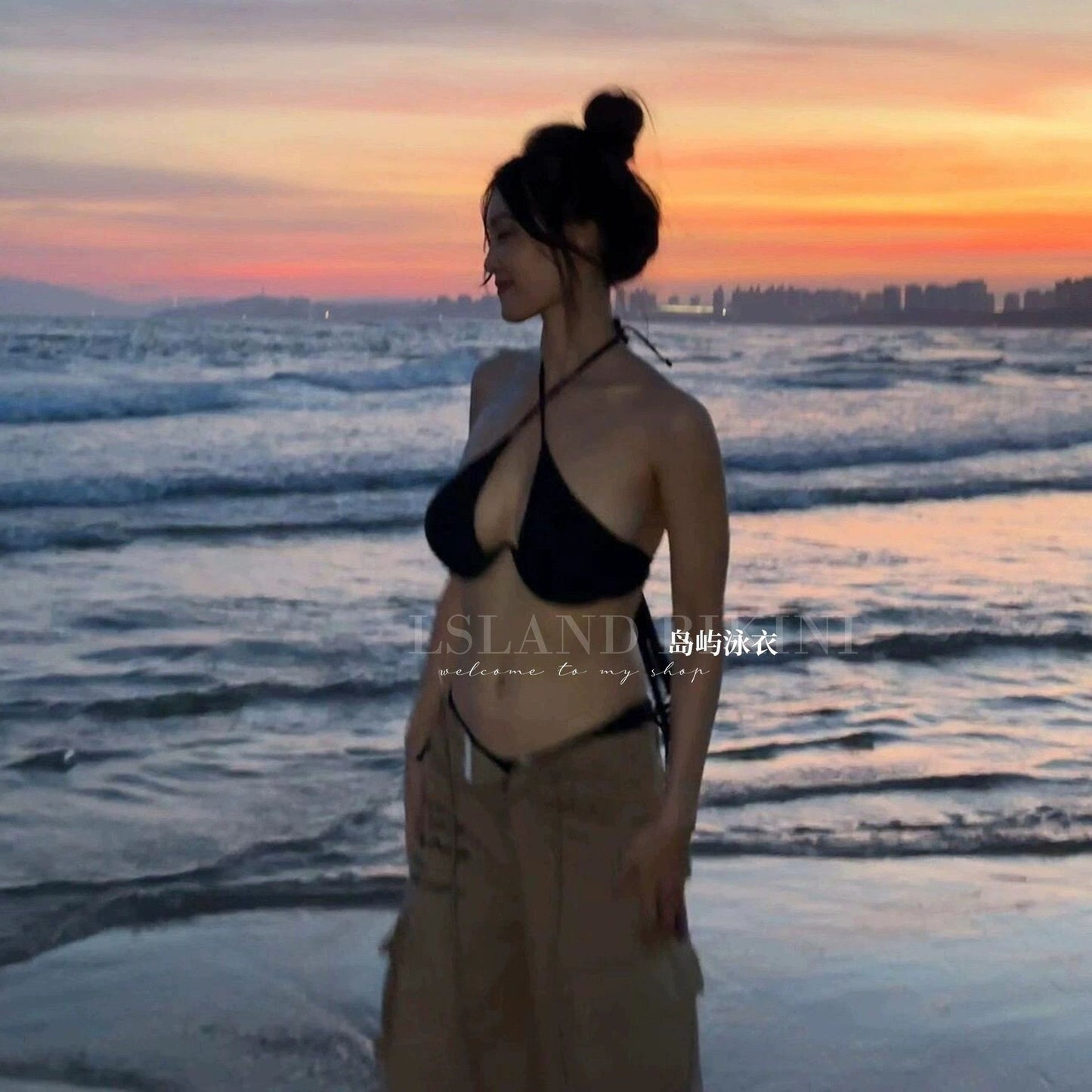 freedombeauty|Sexy Hot Girl Clever Hollow Out Underwire Push-Up Two-Piece Swimsuit Women 2024 Summer New Hot Bikini Women