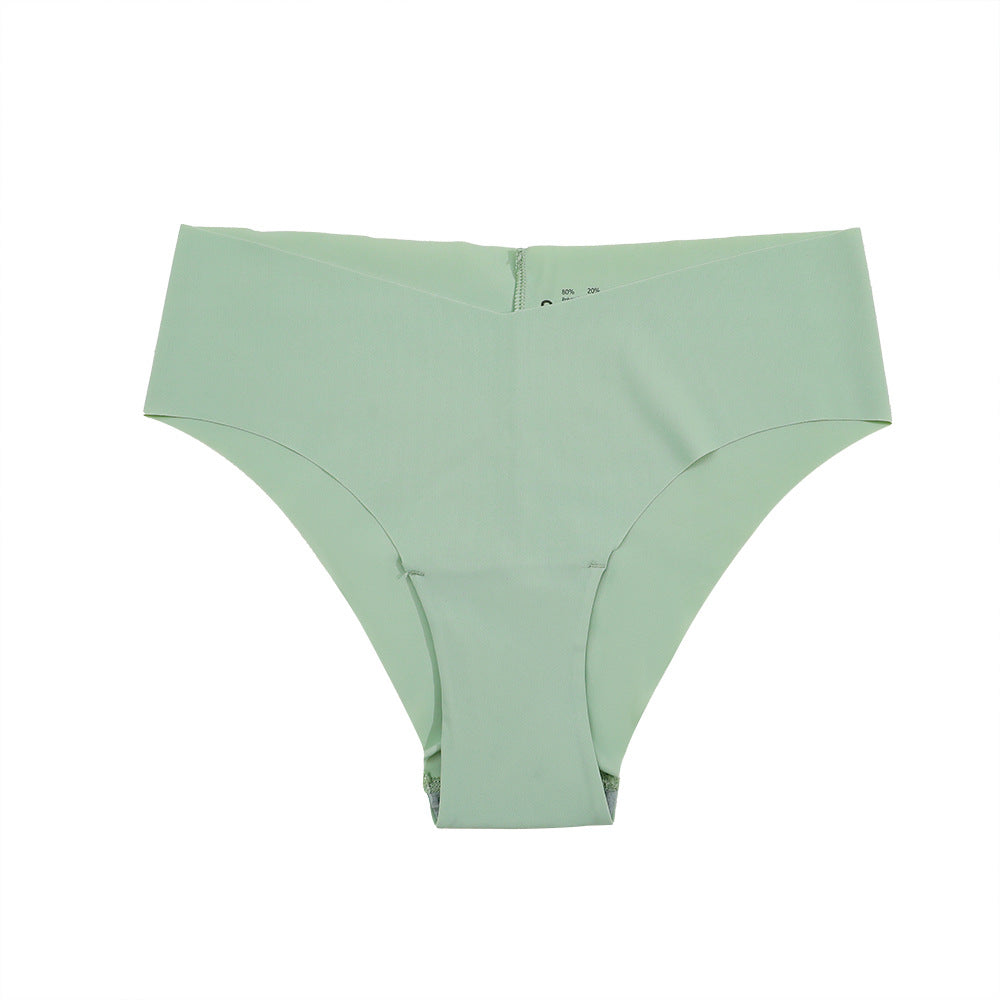 Freedombeauty | Breathable Traceless Invisible Women's Yoga Fitness T-Back Briefs European and American Sexy Ice Silk French Underwear Women