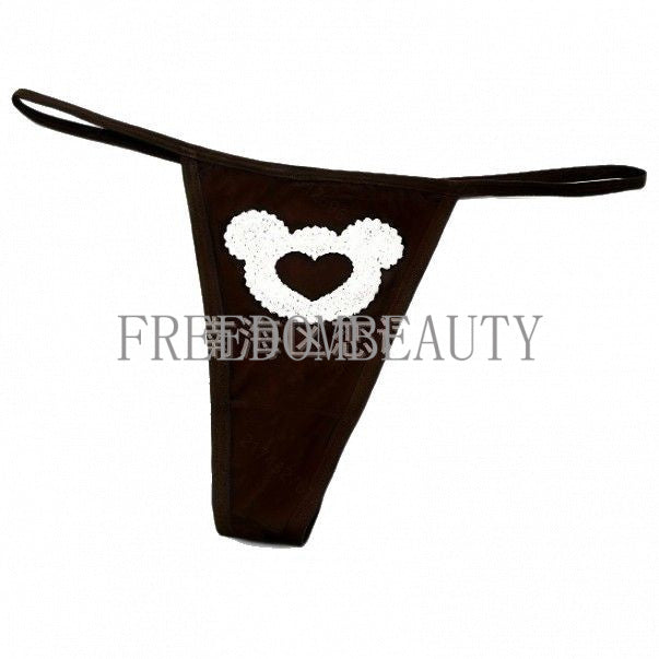 Freedombeauty | Stretch Women's Seamless Solid Color Breathable Cute Fashion Hot Sale T-Back 5 Pieces