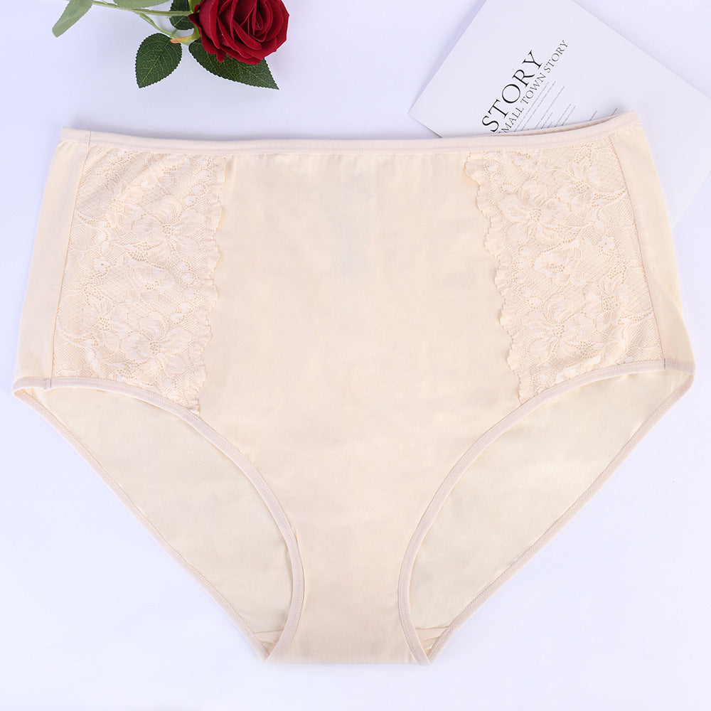 Freedombeauty | plus Size Women's High Waist Underwear Women's 130.00Kg Pure Cotton Briefs Cotton Crotch Ladies' Hip Lifting Belly Contracting Shorts