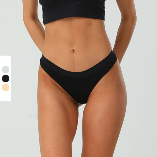 Freedombeauty | Women's Cotton Underwear Low Waist Sexy T-Back Invisible Comfortable Briefs Hot Sale in Europe and America Support