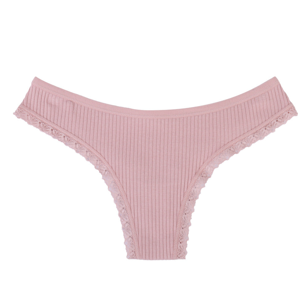 Freedombeauty | Breathable Underwear for Women T-Back Low Waist Sexy Briefs Sexy Lace Bikini New