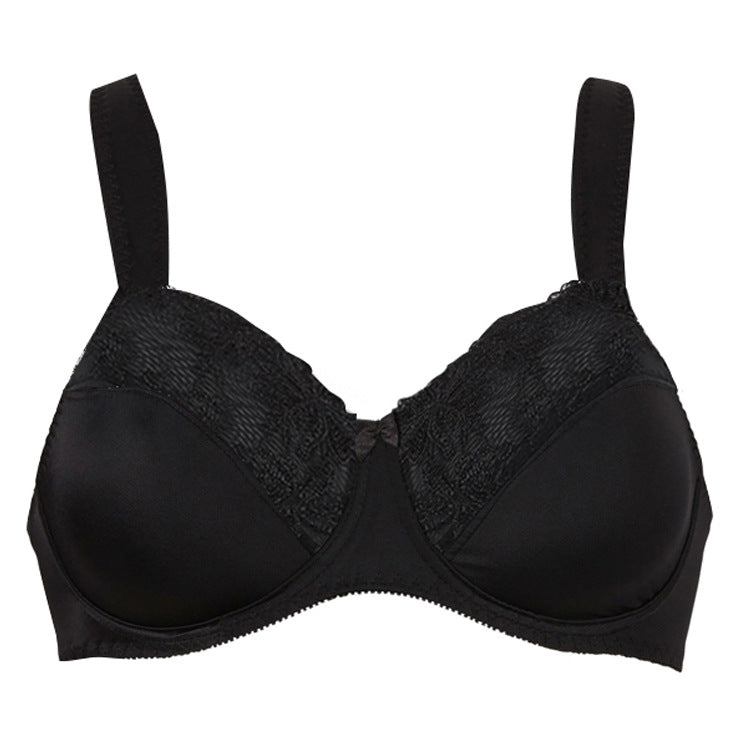 Freedombeauty | European and American Style Lace Edge Ultra-Thin with Steel Ring Translucent plus Size Bra Female Plump Girls Underwear 75-105cdef