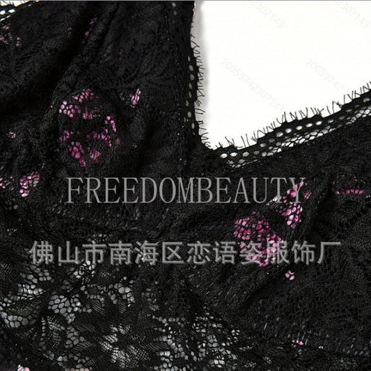 Freedombeauty | Hot Selling Digital Printing Casual Sexy Pajamas Home Nightdress Sexy Sweet Sexy Sleepwear