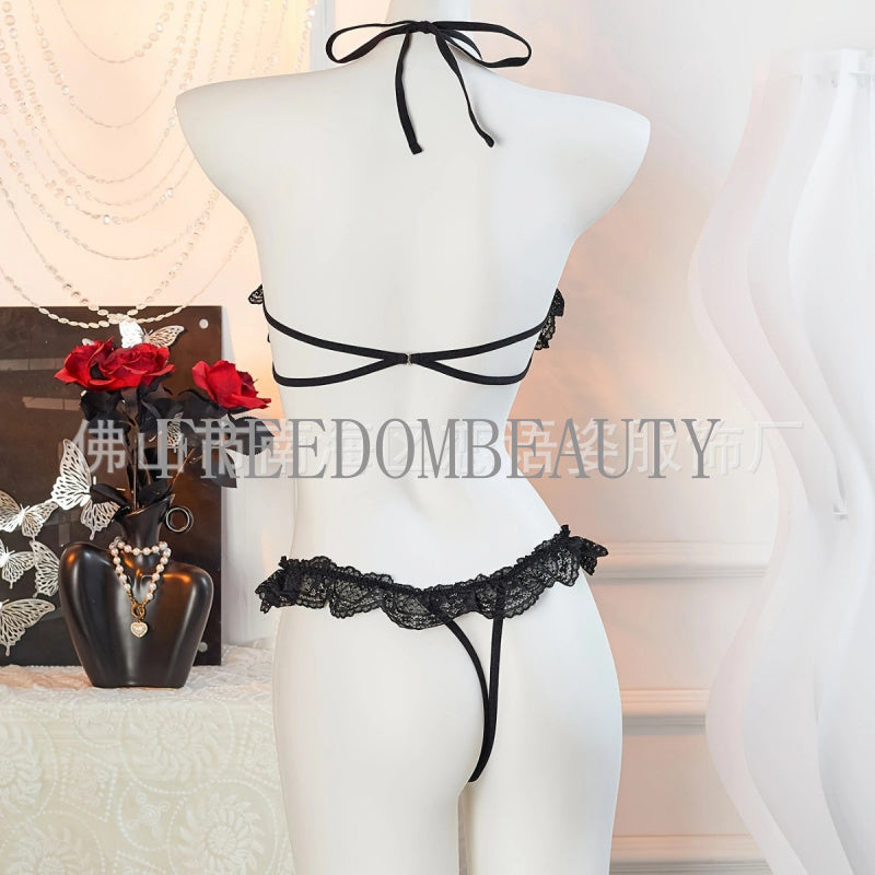Freedombeauty | Sexy Fashion Sweet Pure Desire Wind Dew Lace Backless Sleeveless Jumpsuit