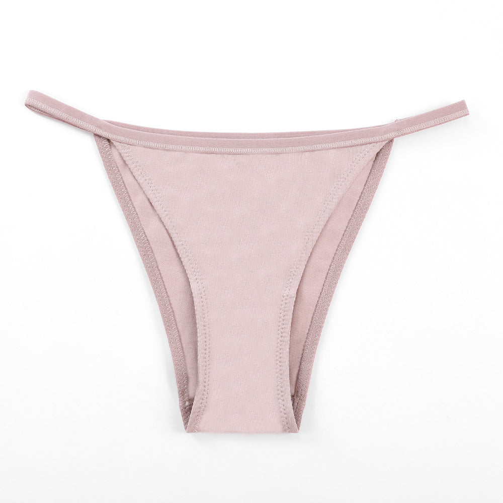 Freedombeauty | plus Size Cotton Underwear Women Low Waist Hip Lifting Girls T-Back Invisible Briefs in Stock