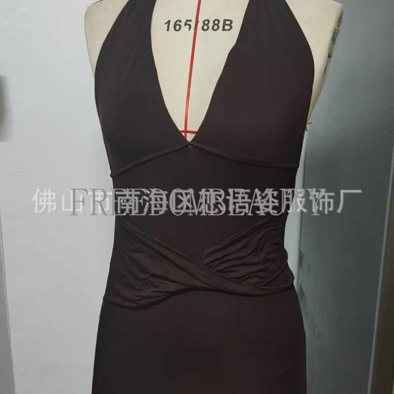 Freedombeauty | Hot Sale Sexy Lingerie Sexy Sweet Style Halter Spaghetti Straps Secretary Uniform Hip Skirt