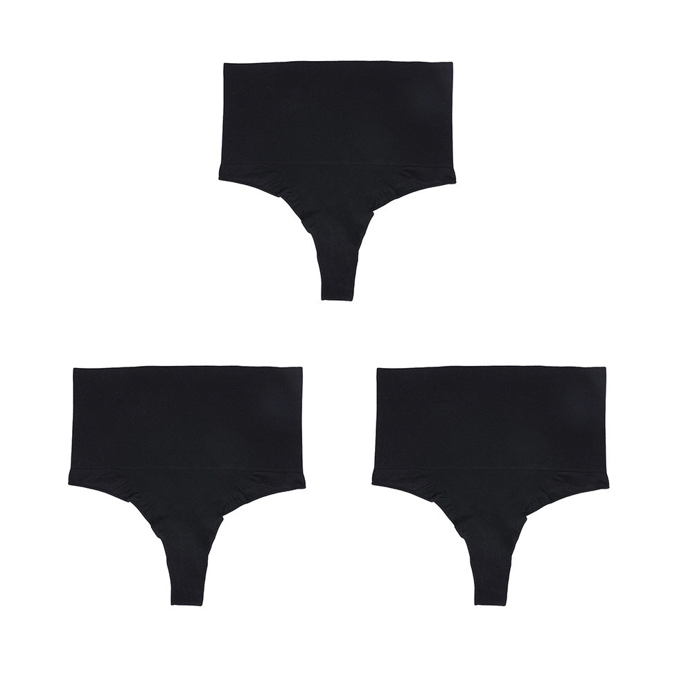 Freedombeauty | Underwear Women Seamless Highly-Elastic plus Size T-Back Ultra High Waist Sexy Nylon Abdominal-Shaping Body-Shaping Underwear Women