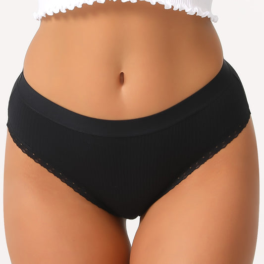 Freedombeauty | Women's Underwear Cotton Lace Underwear Breathable Briefs Support Small Orders