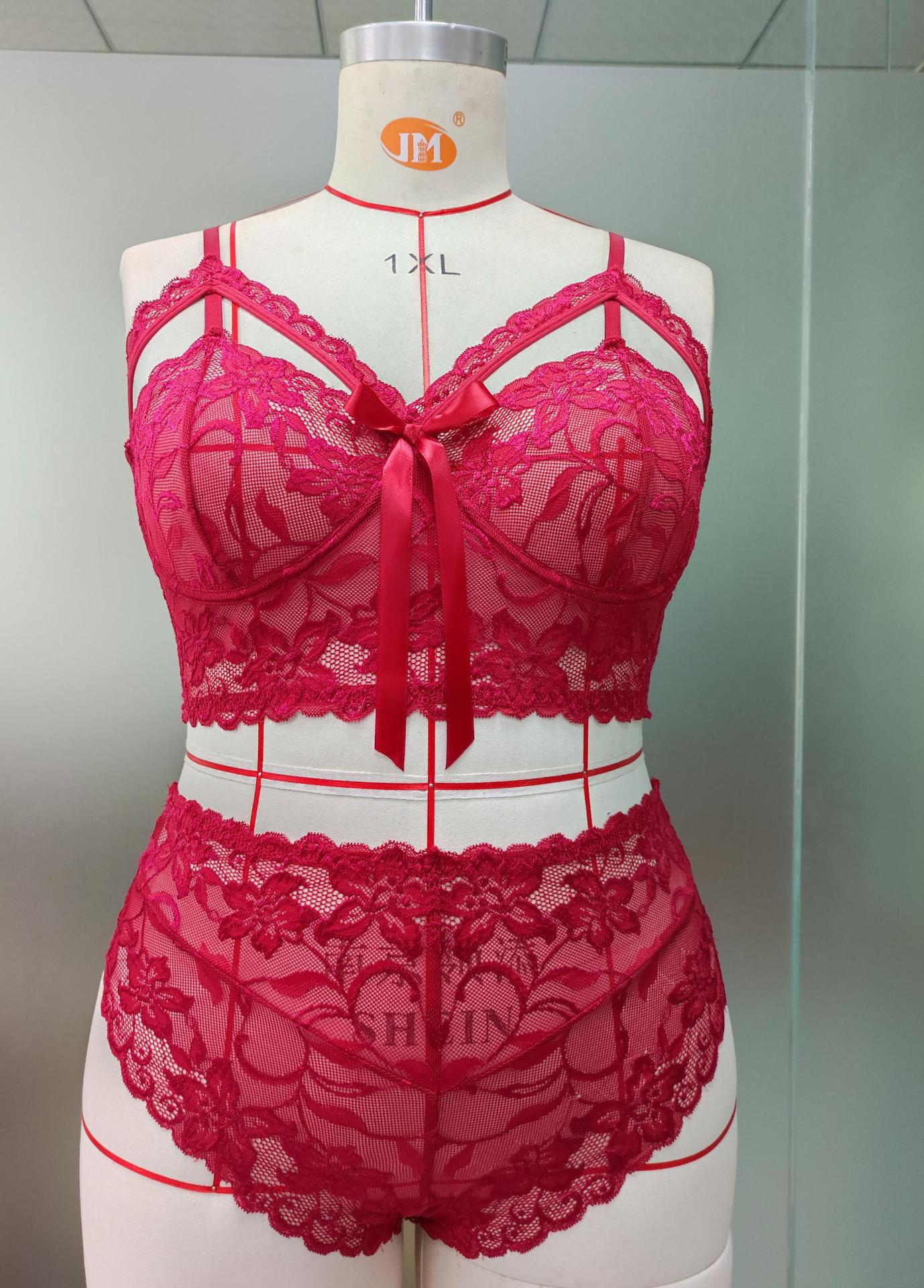 Freedombeauty | High-End Quality New Style Sexy Sexy Mesh 2-Piece Set plus Size