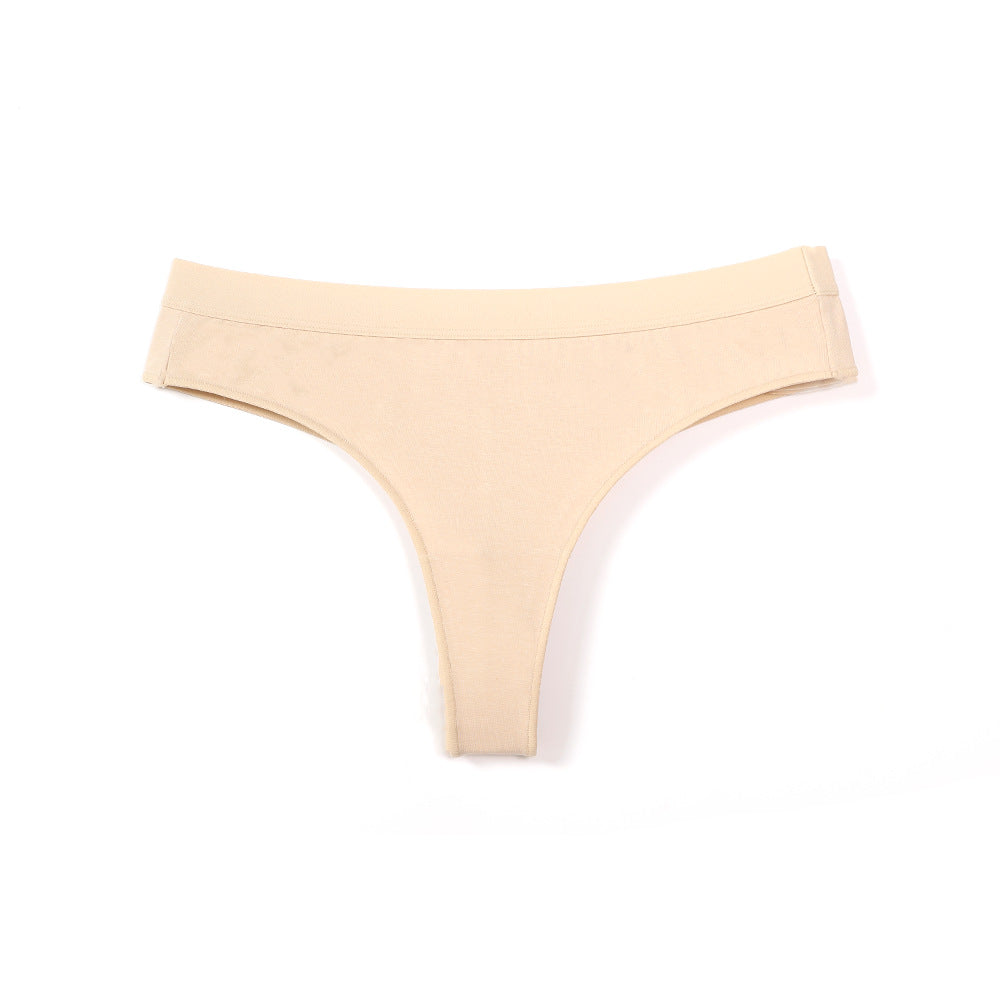 Freedombeauty | plus Size Underwear Pure Cotton Ladies Low Waist Invisible G-string Breathable High Elastic Sports Briefs in Stock Support