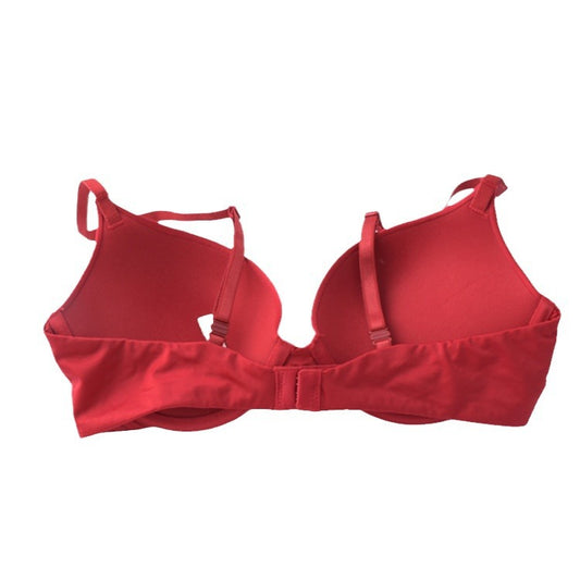 Freedombeauty | Basic Style Glossy Gathering Bra Versatile Activity Shoulder Strap Buckle Underwear European and American Top Support Sexy Bra