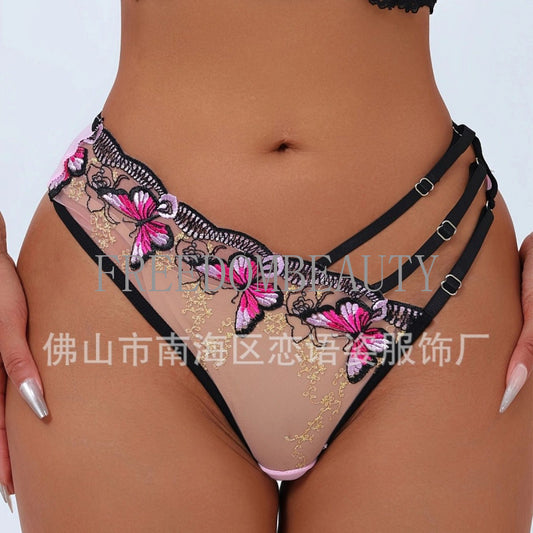 Freedombeauty | Popular Sexy Fashion Pure Desire Wind Charm Temptation Transparent T-Back Women's Sexy Underwear Low Waist Women's