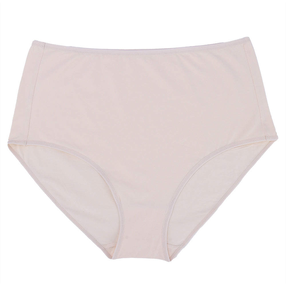 Freedombeauty | High Waist Large Size Ladies' Underwear Pure Cotton 150.00kg Can Wear Full Sheath Breathable Safety Briefs