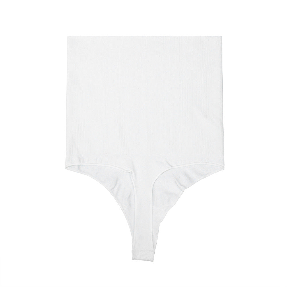 Freedombeauty | Ultra High Waist T-Back Seamless Body Shaping Abdominal Pants Sexy European and American One Piece New Panties Women