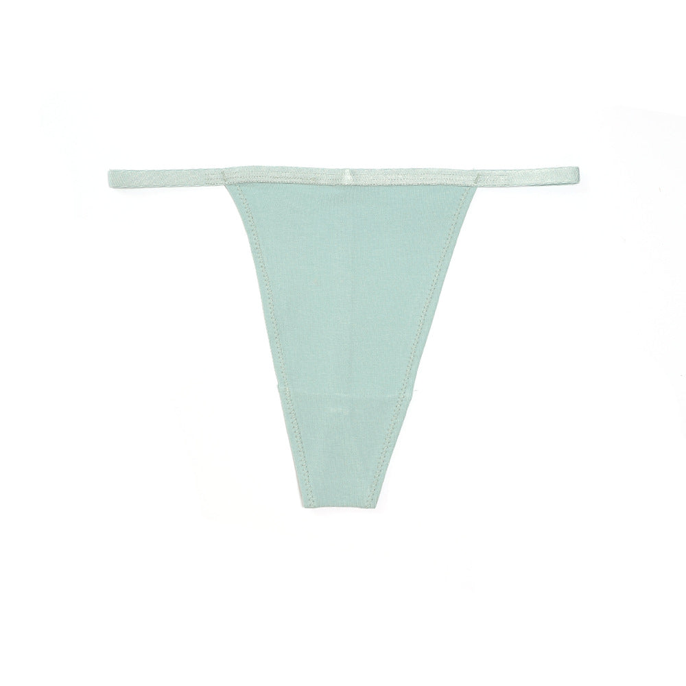 Freedombeauty | plus Size Underwear Women's Pure Cotton 150.00kg Thin Strap Invisible G-string Sexy Support