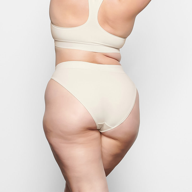 Freedombeauty | Cotton Large Size Ladies' Underwear Wide Waist Head Comfortable Not Tight Waist Briefs Live Hot Sale