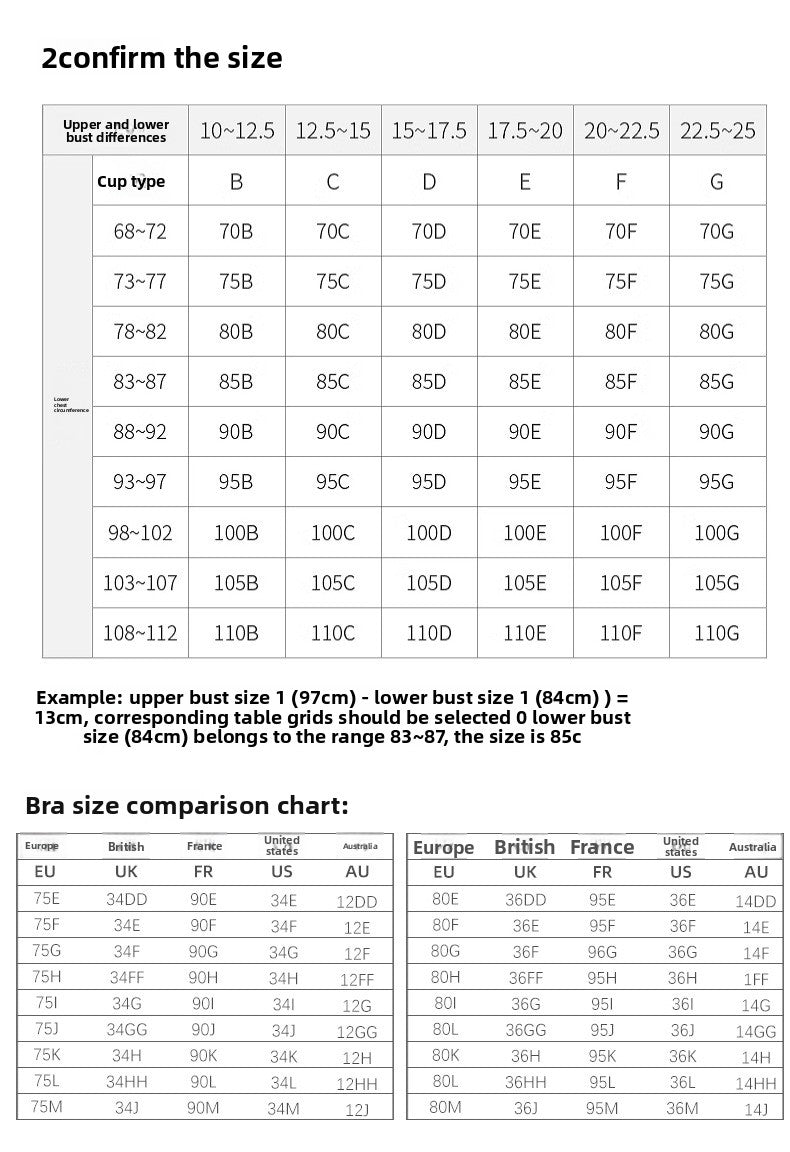 Freedombeauty | Foreign trade European and American large size bra large chest small women's bra large cup bra underwear fat mm thin