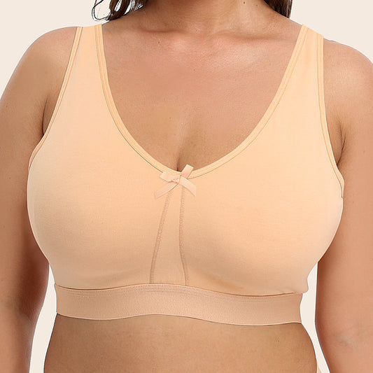 Freedombeauty | New Boutique plus Size Bra B- G Cup Cup-Dividing plus Size Fully Covered Anti-Sagging European and American Underwear