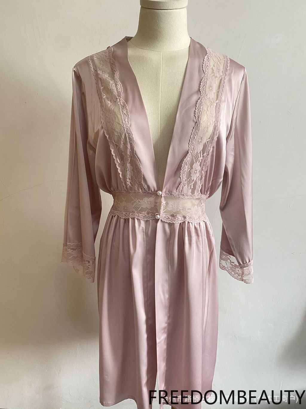 FREEDOMBEAUTY | 7060 nightgown, pearl buckle nightgown