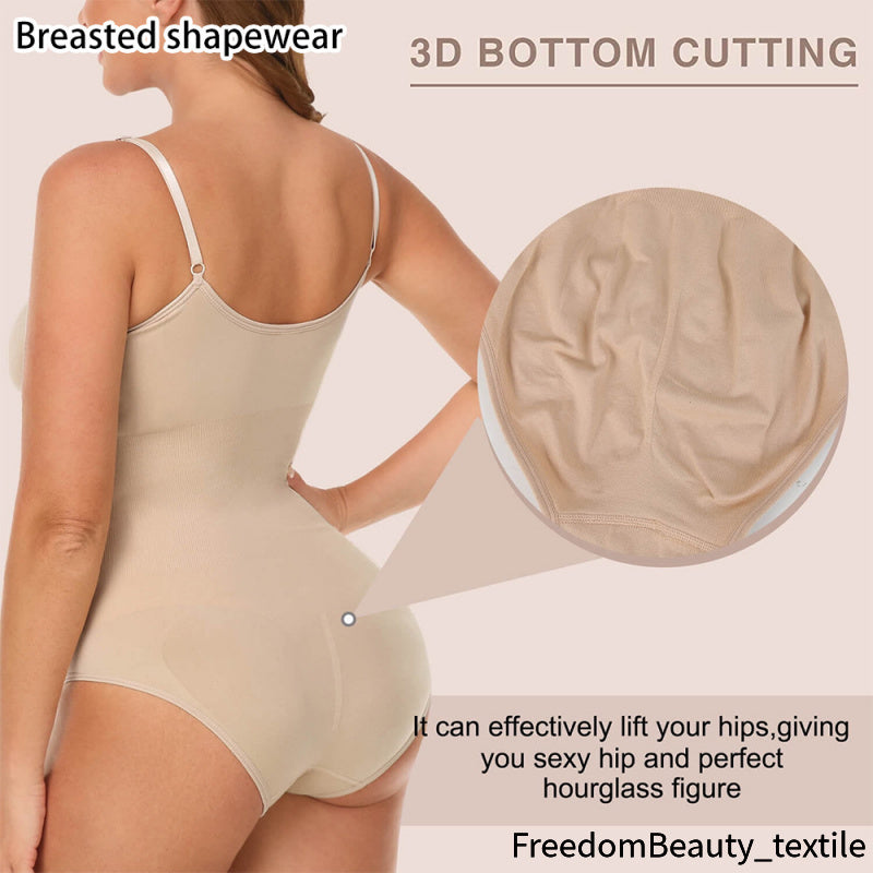 freedombeauty|One-piece Shapewear for Women, Tummy Control Pants, Open-crotch Hip-lifting Shaping Camisole, Waist-cinching Beauty Body Shaper