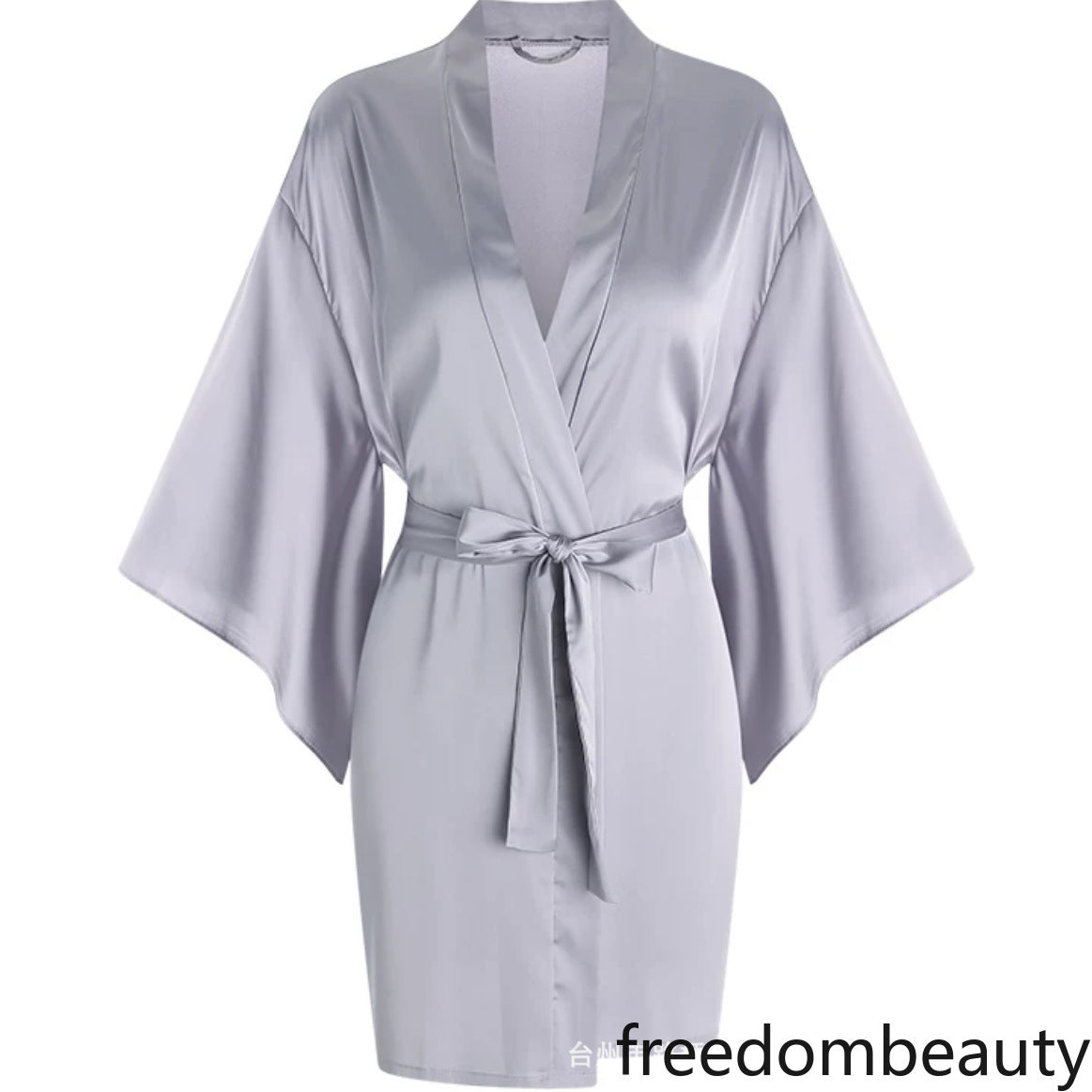 Freedombeauty | 7050 nightgown, basic bridal nightgown, large cuffs